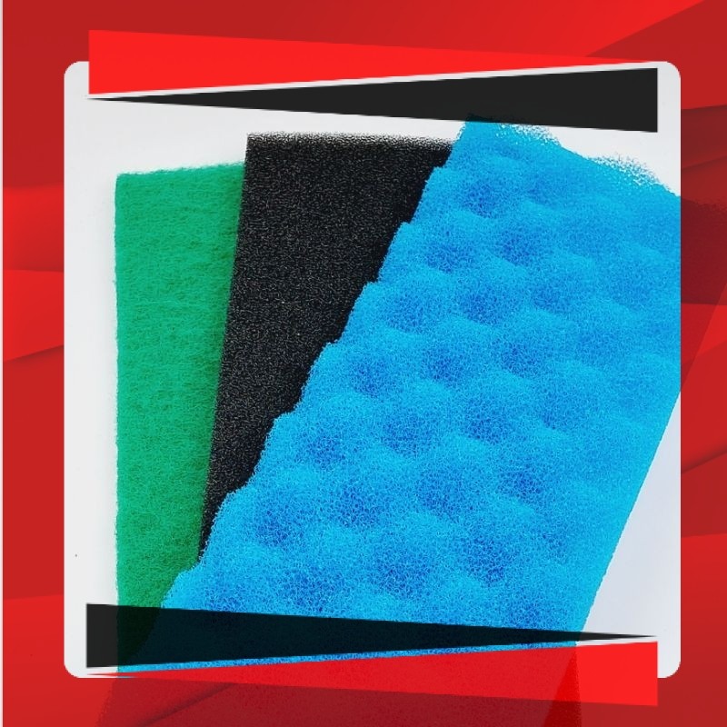 Kapas filter armada, busa foam hitam armada, kapas bio foam armada,
