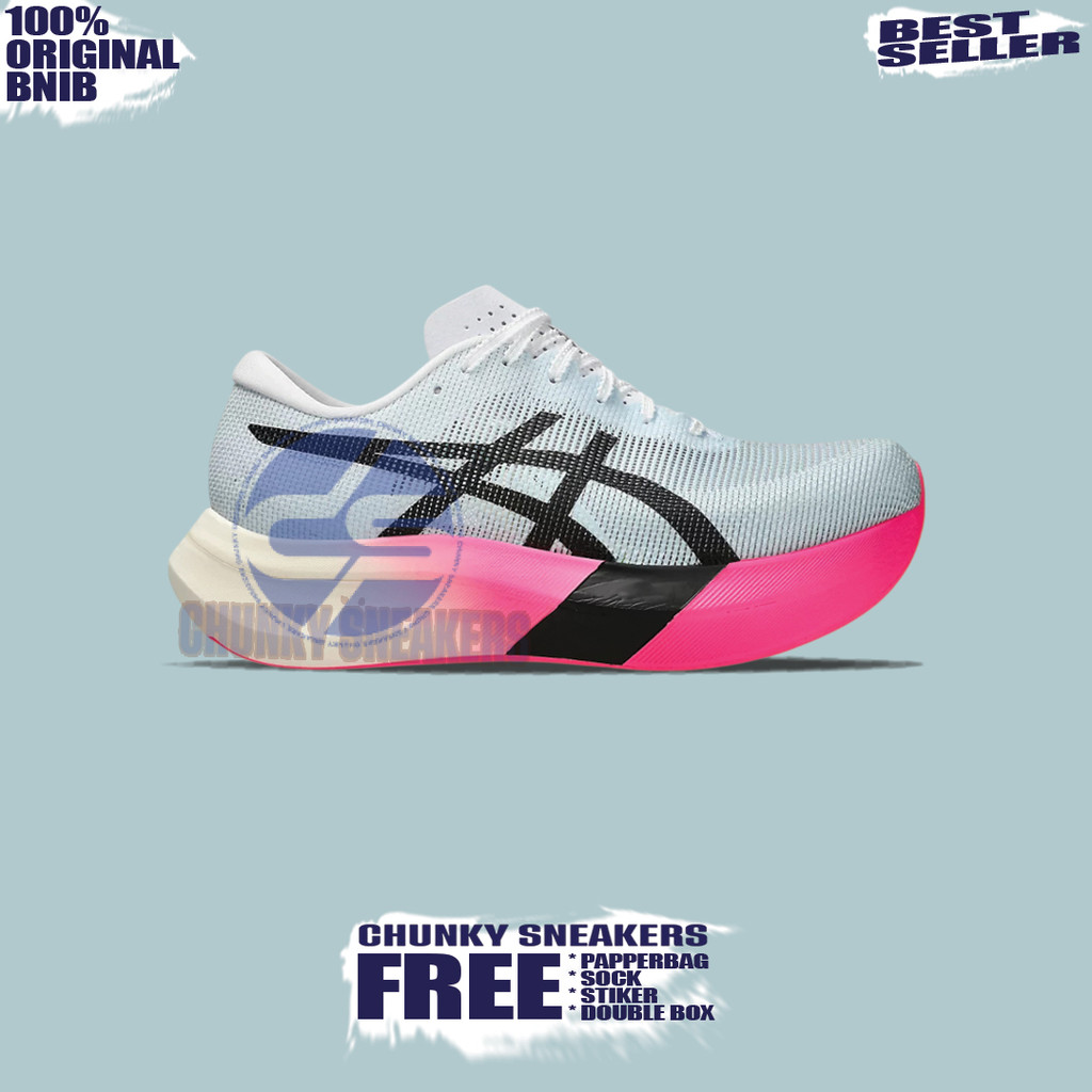 Sepatu Sneakers Asics Metaspeed Sky Paris Light Blue 100% Original BNIB Unisex