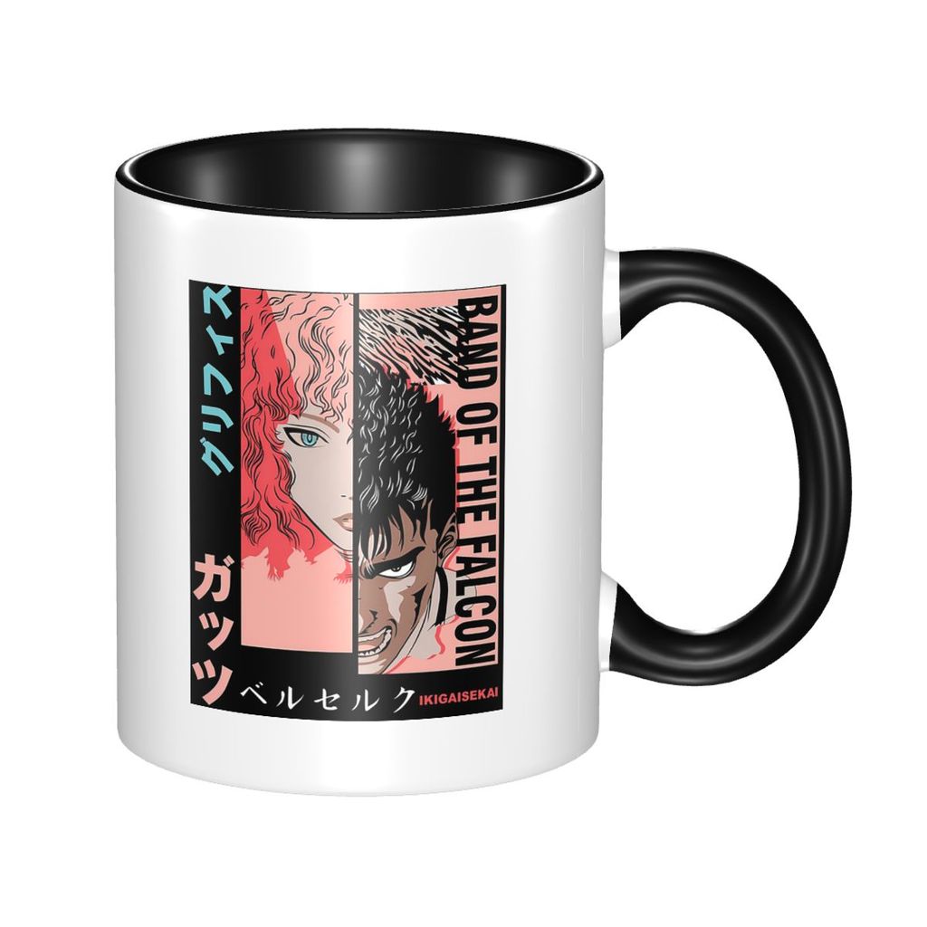 Anime Berserk Griffith Guts Band Of The Falcon Mug Funny Ceramic Coffee Cups Tea Mugs Milk Cup Drink