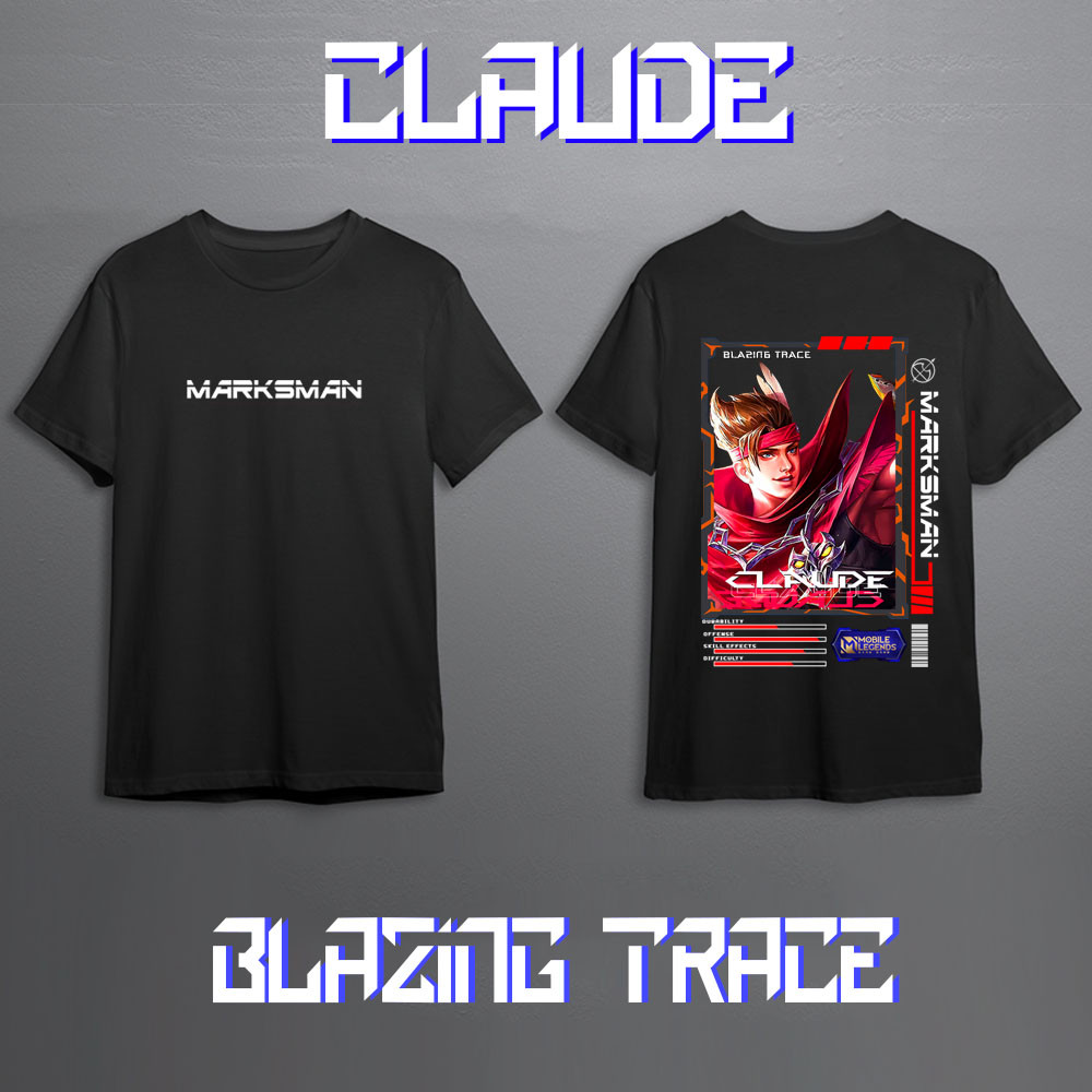 KAOS HERO MOBILE LEGEND CLAUDE MARKSMAN SKIN KEREN//KAOS ML//KAOS MOBILE LEGEND//KAOS CLAUDE MOBBILE