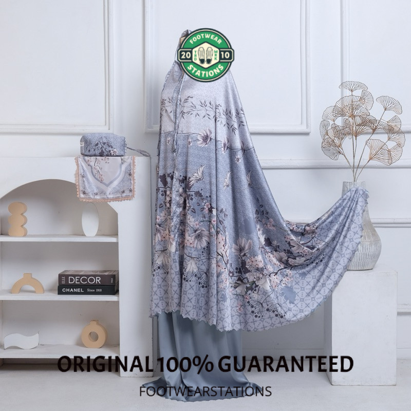 Mukena Dewasa Jumbo SUTRA SILK FANEL ARMANIYA/ moment