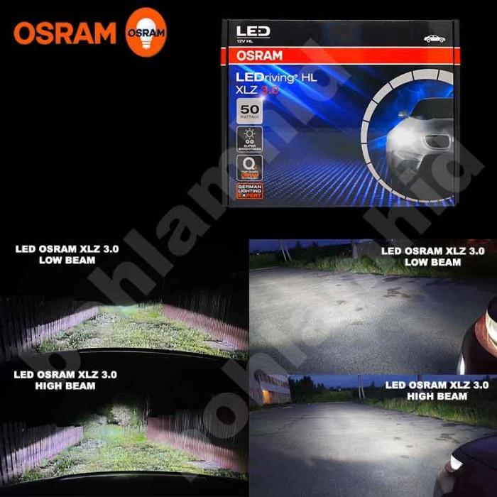 C - Paket Lampu LED NEW AVANZA / NEW VELOZ H11 OSRAM XLZ 3.0 50W +LED C6 HB3 9005 - Dekat+Jauh - Dek