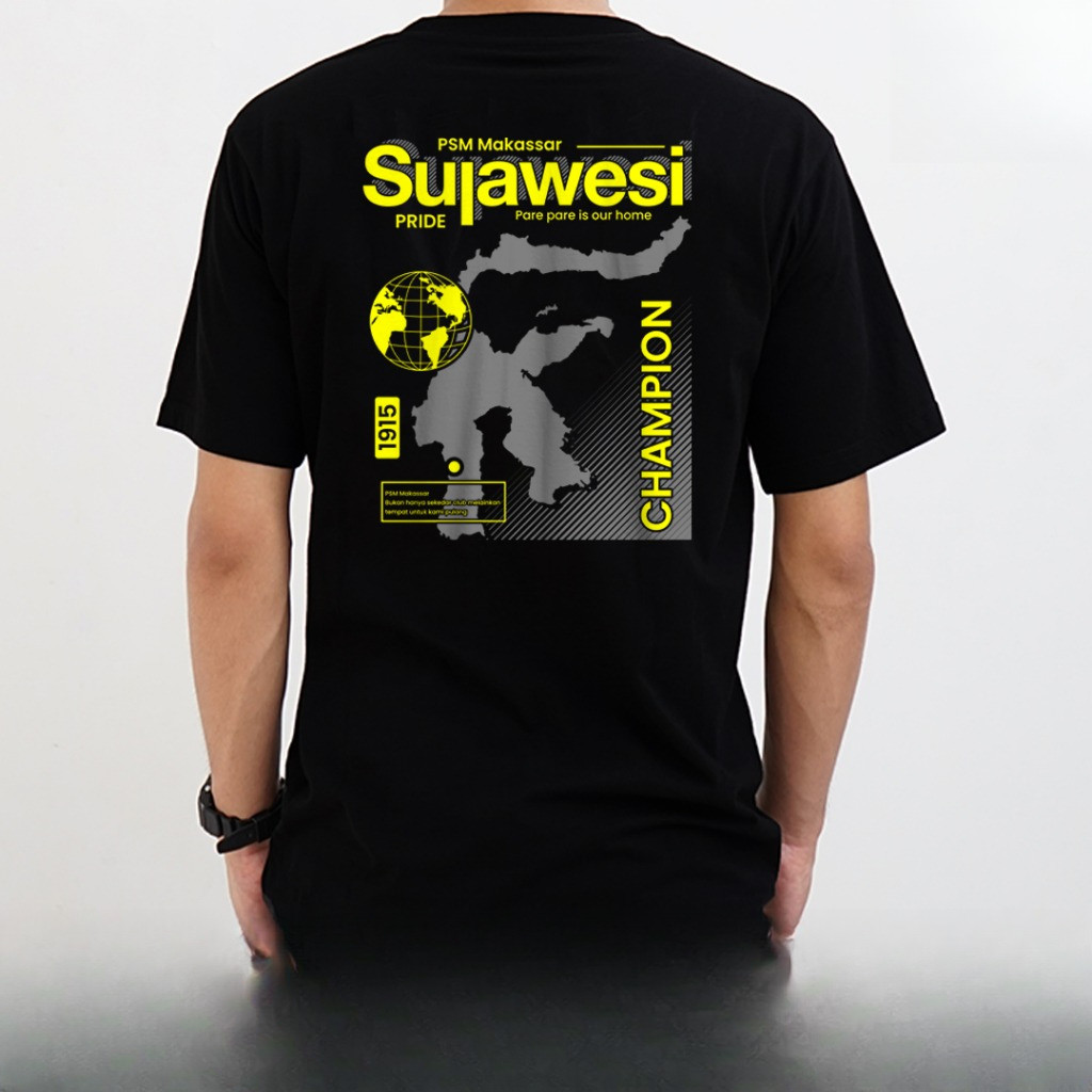 Kaos PSM Makassar Edisi Sulawesi/ Baju PSM Makassar / Bukan Jersey PSM