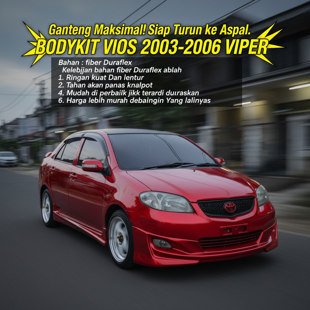 bodykit vios viper 2003 2004 2005 2006