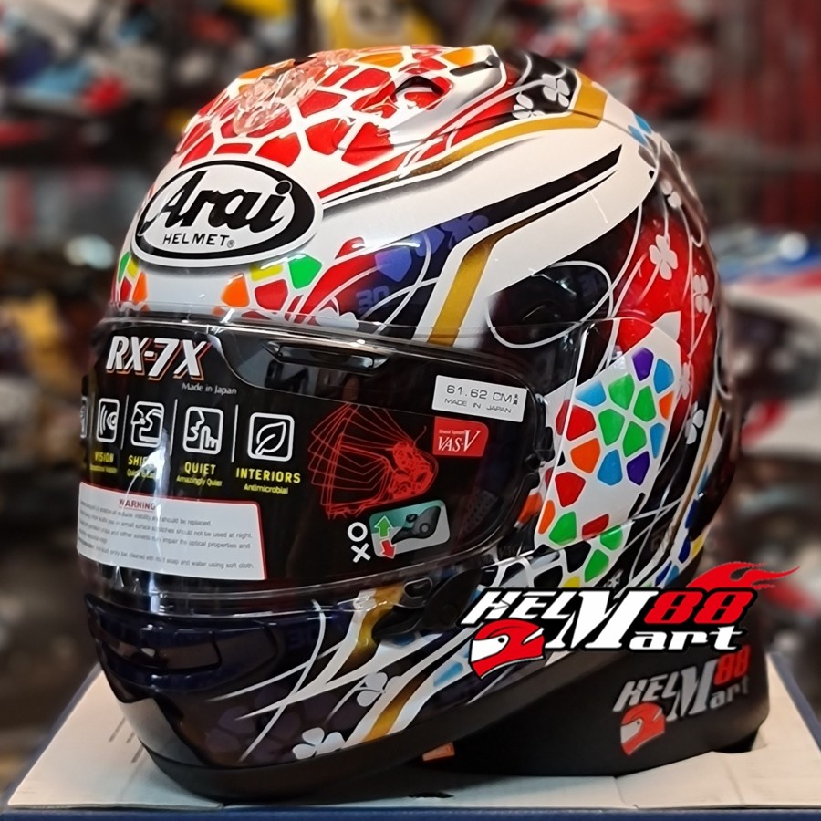 Arai RX-7X NAKAGAMI GP2 - Helm ARAI Nakagami GP 2 Arai RX7X