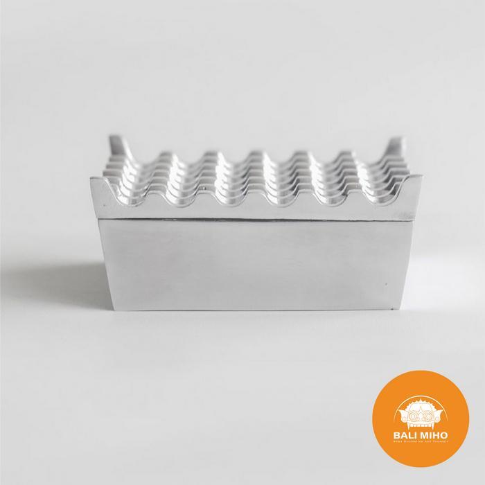 Asbak Aluminium Lubang 36/Asbak Besi/Asbak Aluminium/Asbak Unik - Silver