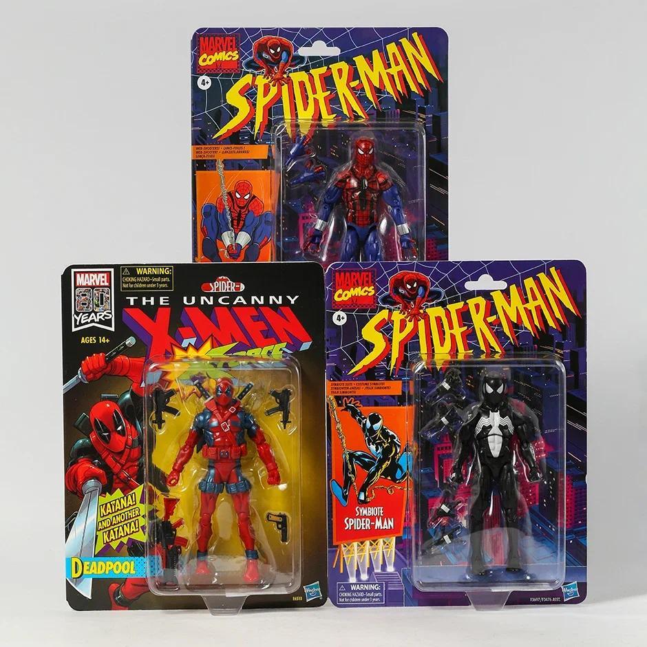 Spider-Man Retro Marvel Legends Ben Reilly / Symbiote Spiderman 6-In Action Figure