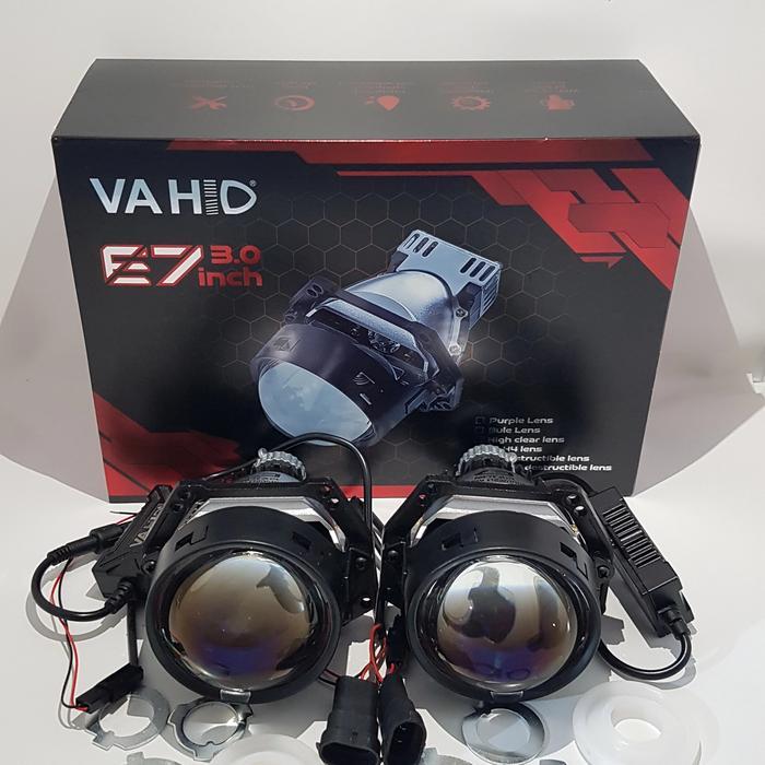 BiLed Sniper E7 Projector Projie Led Bi led Vahid Hi-Low Surpass Laser