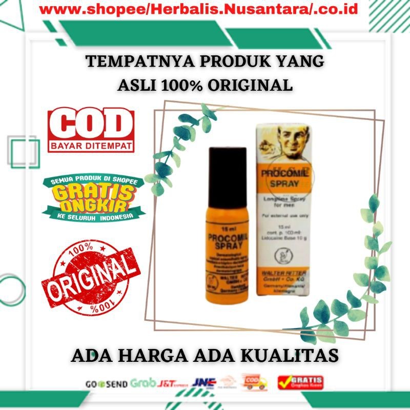 TERLARIS Merk Procomil - Di Jamin Asli Original Tokcer Procomil Spray By Alava