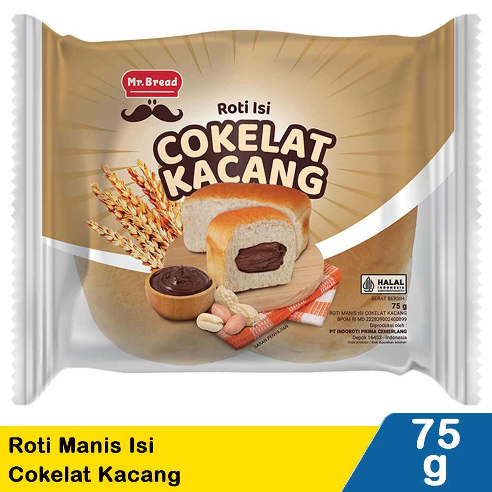 MR.BREAD ROTI MANIS ISI  COKELAT KACANG