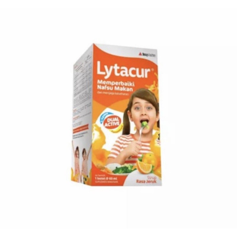 Lytacur Sirup (Suplemen Penambah Napsu Makan Anak)