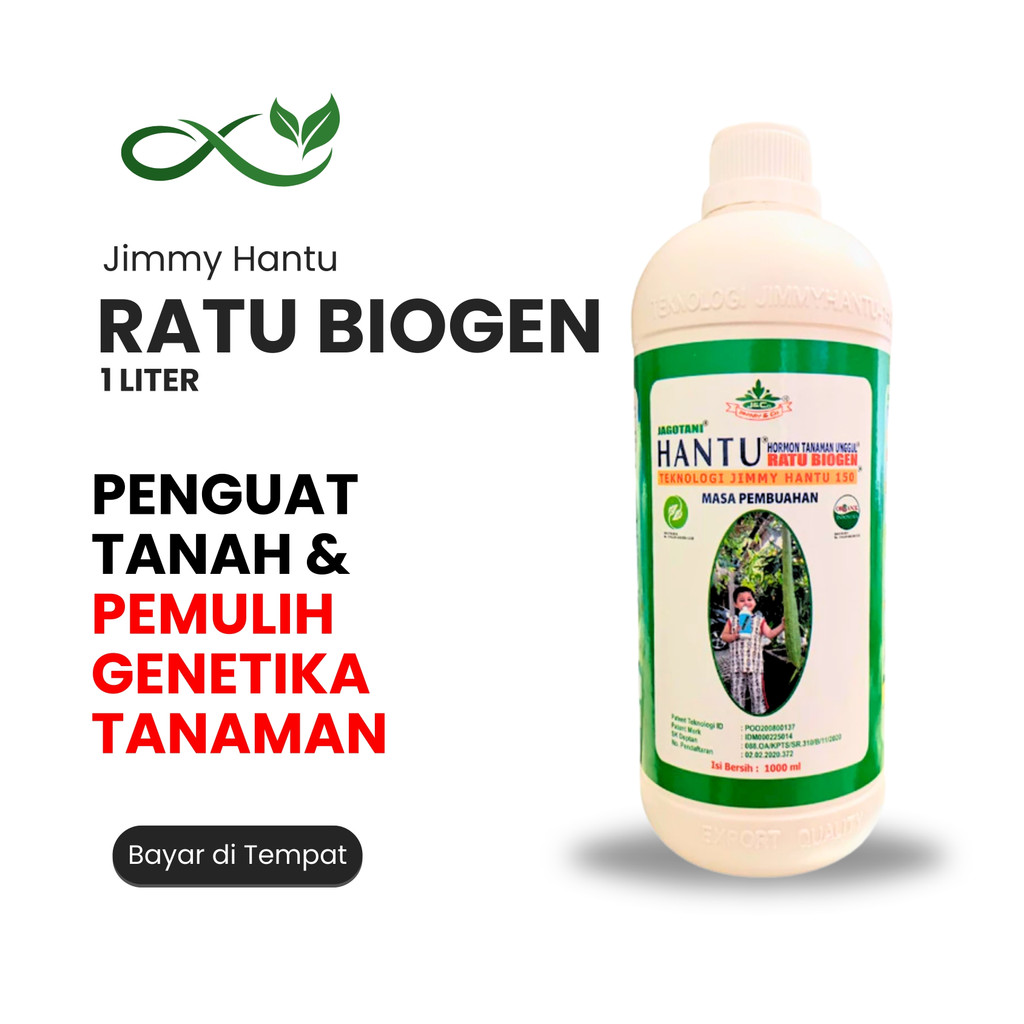 ZPT Jimmy Hantu Ratu Biogen 1L – Penguat Tanah & Pemulih Genetika Tanaman