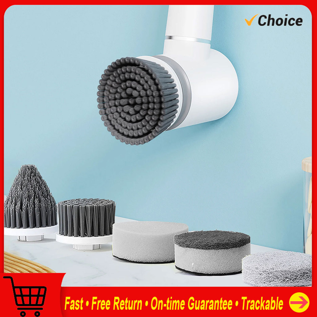 Electric Scrubber Replaceable Brush  Electric  Scrubber  Cordless Cleaning Scrubber Brush  for Repla