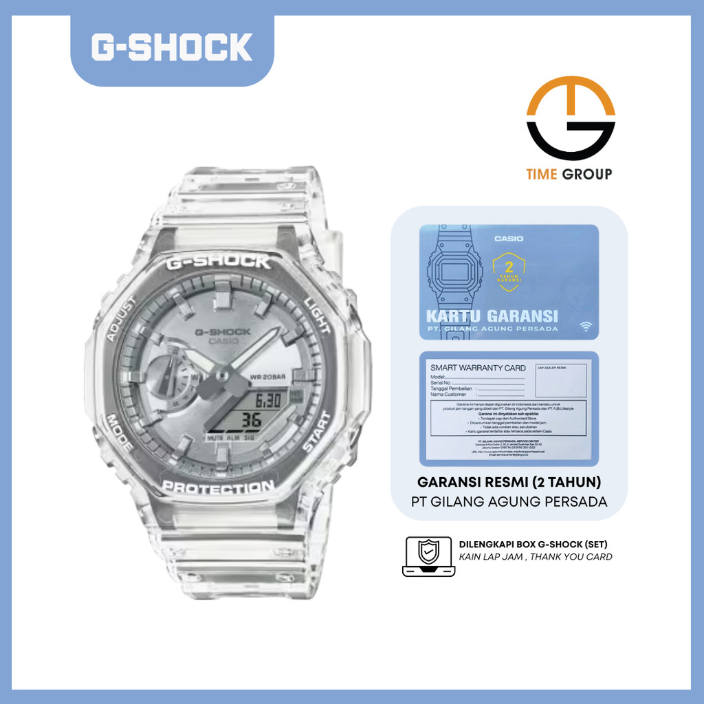 JAM TANGAN PRIA CASIO G-SHOCK GA-2100BM-7A8 GA2100BM-7A8 ANALOG DIGITAL RESIN STRAP ORIGINAL
