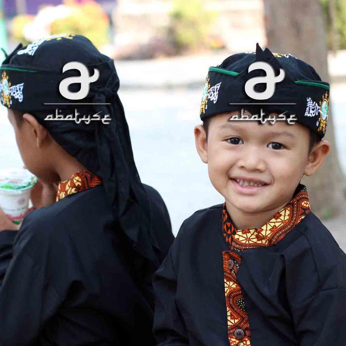 Blangkon Nahdatul Ulama Anak -Tetopongan NU Anak anak - Hitam, No. 1