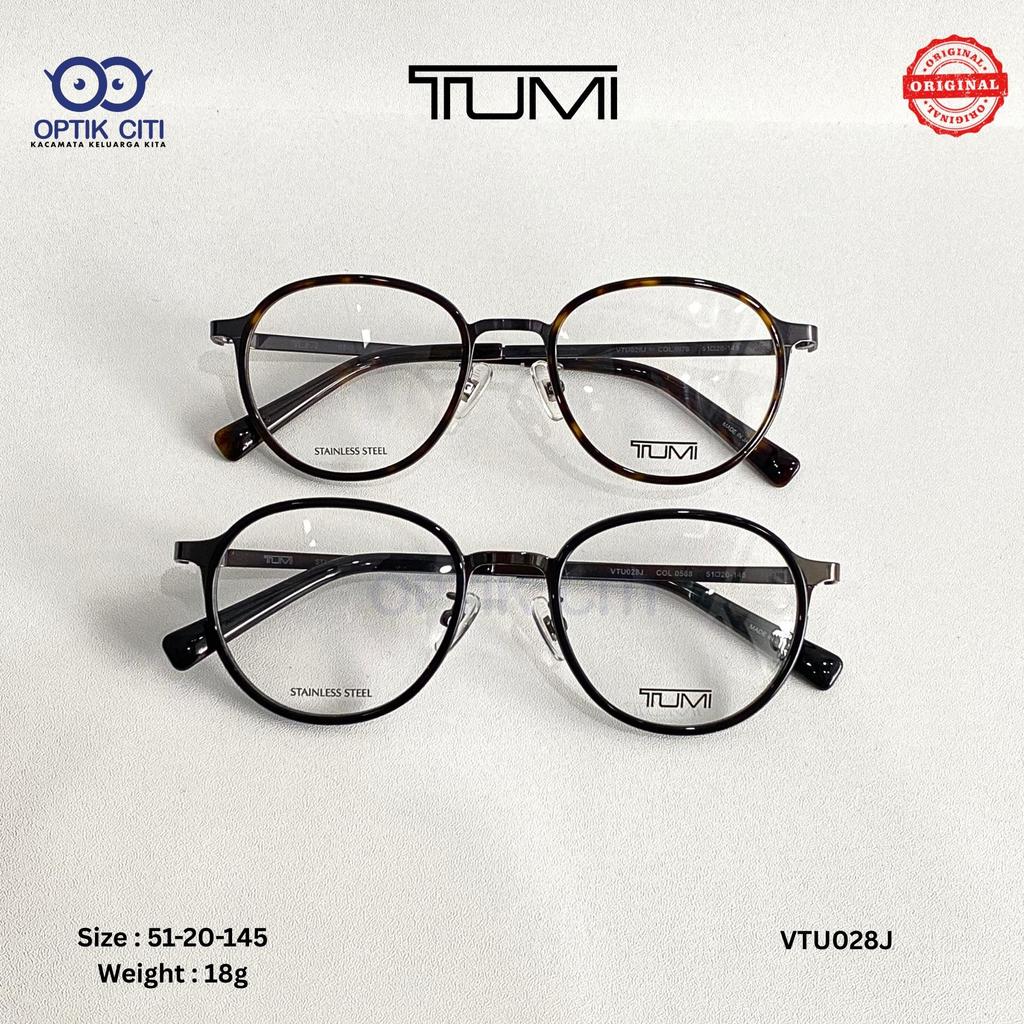 Frame Kacamata Pria Wanita Tumi VTU 028 Bulat Original