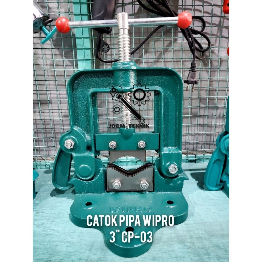 Wipro Catok Pipa 3" 75MM CP-03 / Ragum Pipe Vise Catok Pipa / Raguk Catok Pipa Wipro / Ragum Wipro 3