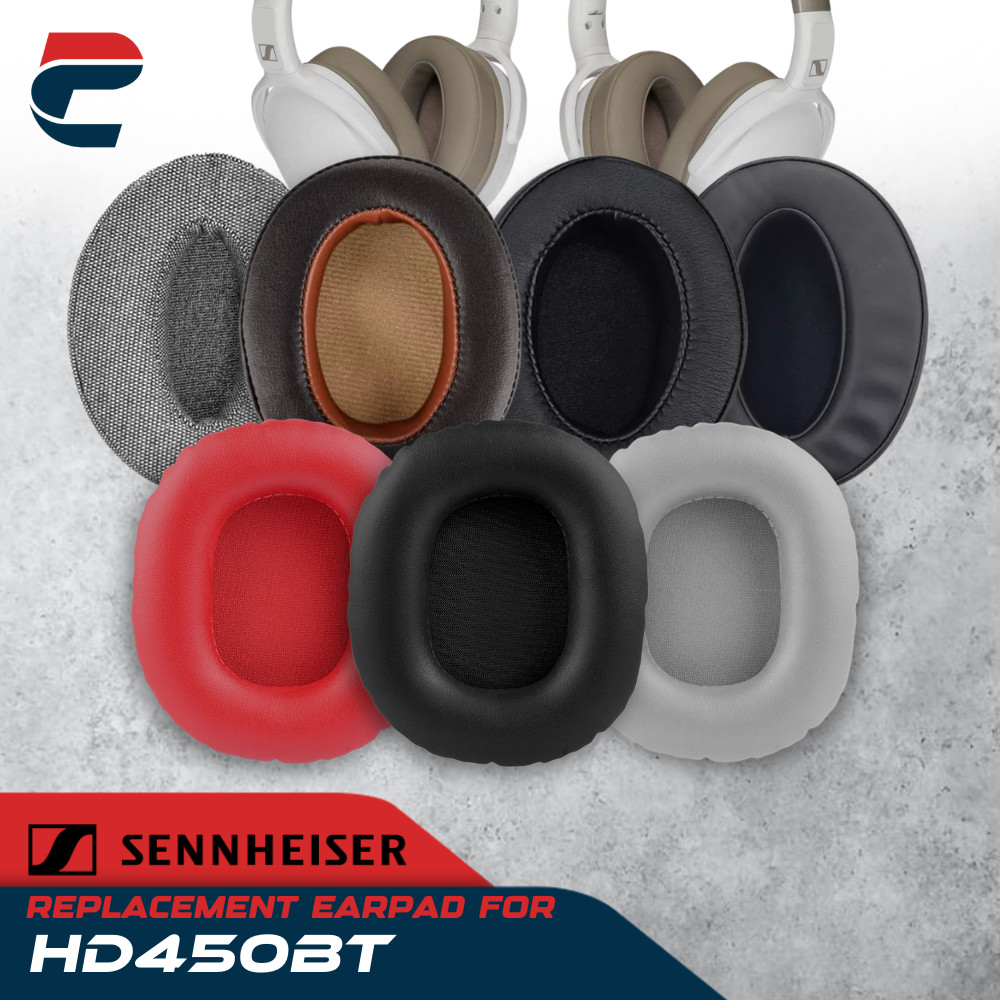 Earpad Earcup Earcushion Sennheiser HD450BT HD 450BT 450 HD450 BT Busa Foam Pad Bantalan