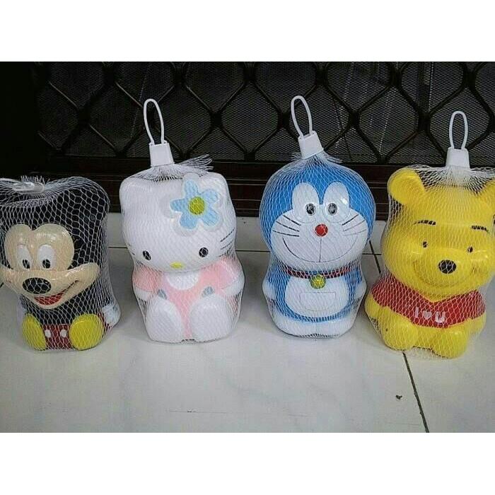 Celengan plastik karakter anak