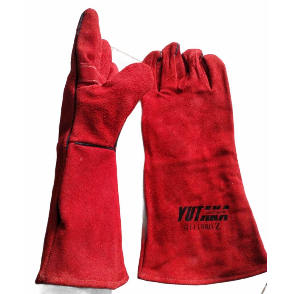 SARUNG TANGAN KULIT LAS YUTAKA TERMURAH / SARUNG TANGAN LAS YUTAKA TERLARIS / SARUNG TANGAN LEATHER 