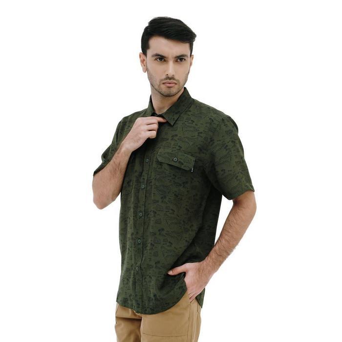 KEMEJA PENDEK EIGER RIVULET SHIRT - Olive SIZE S