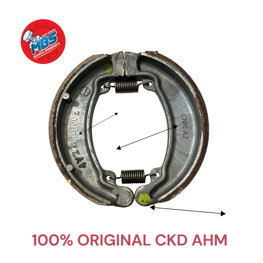 TERLARIS Kampas Rem Tromol Belakang Honda GL Pro GL Max MEGA PRO Tiger Lama Original ORI