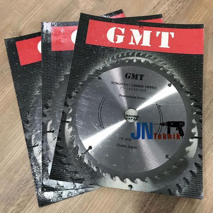 MATA GERGAJI POTONG KAYU GMT 7" × 40T / MATA PISAU KAYU GMT 7" × 40T