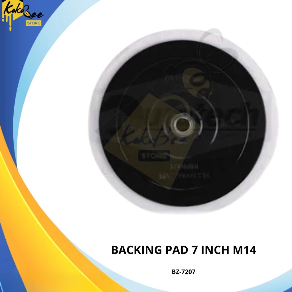 Benz Werkz Backing Pad 7 inch Drat M14 / Tatakan Pad Mesin Poles 7 inch BZ-7207