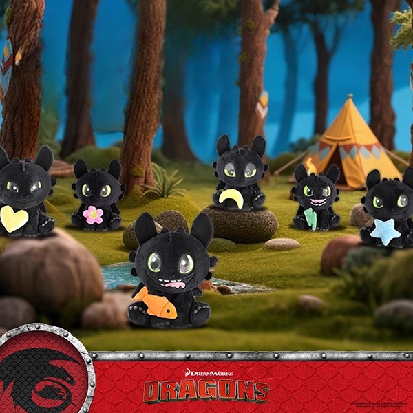 How to Train Your Dragon Toothless Blind Box - Fantasy Surprise Egg with Flying Wings, Cute Poseable