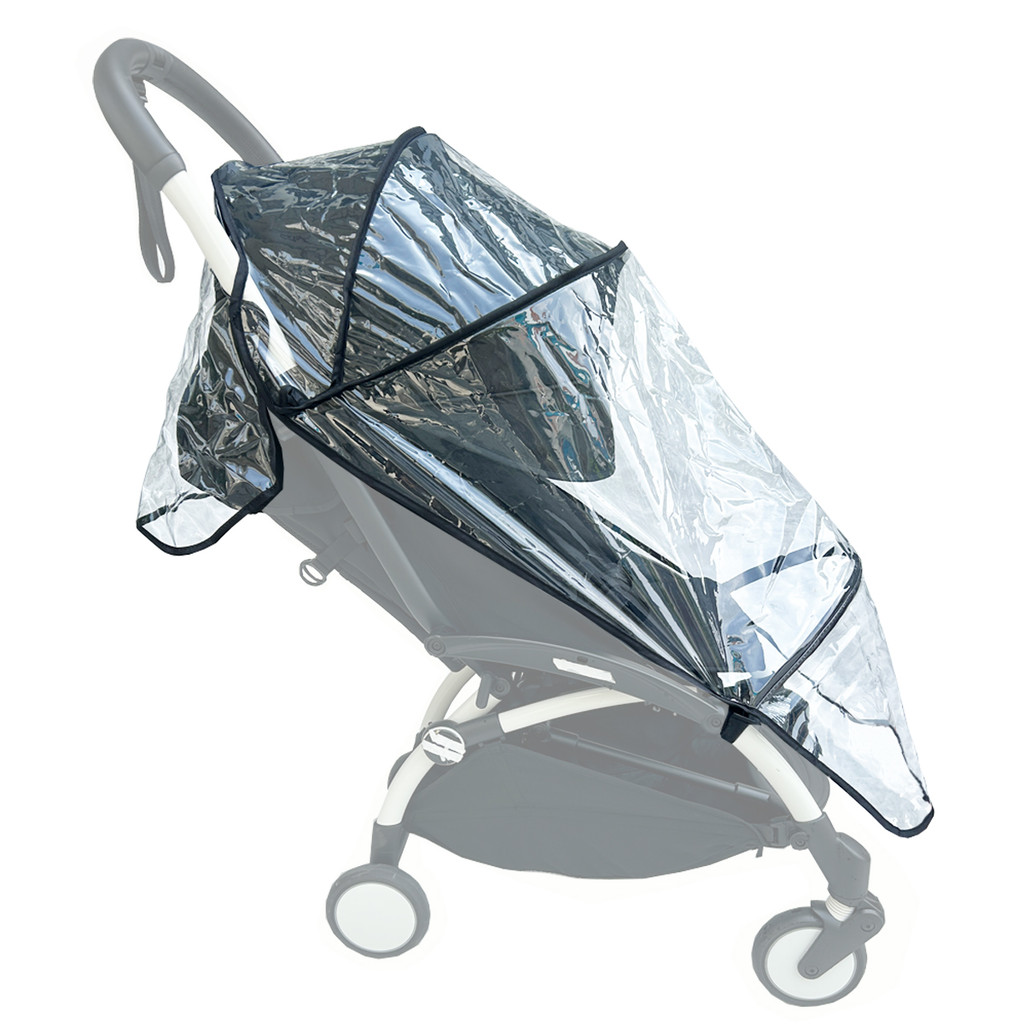 Stroller Rain Cover Compatible with Babyzen YOYO,YOYO+,YOYO2 & Stokke YOYO3, Transparent EVA materia