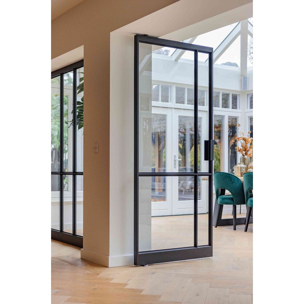 Pintu Pivot Desain Sederhana Baru Berkualitas Tinggi Pintu Masuk Kaca Ganda Komersial Grosir Pintu K