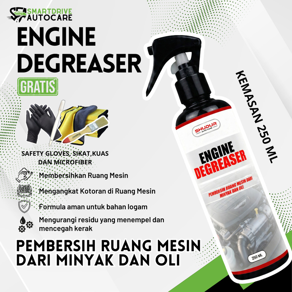 Engine Degreaser Pembersih Mesin Mobil Motor – Hilangkan Kerak Oli & Minyak Bersih Total -ATC