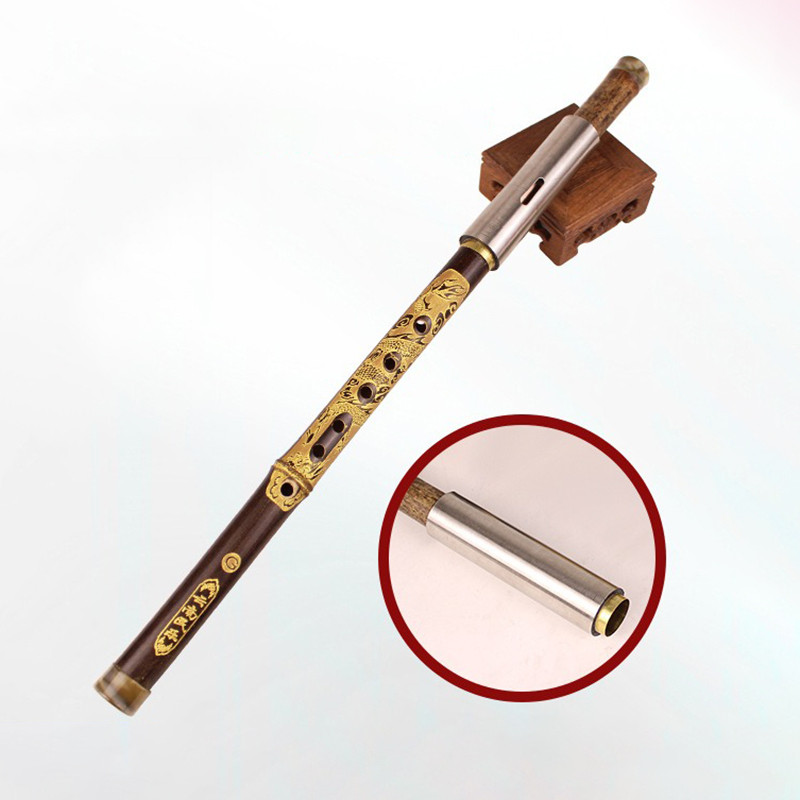 Purple Bamboo Bawu Trational Transverse Flute Adults Beginners Learning Bawu Portable Detachable Win