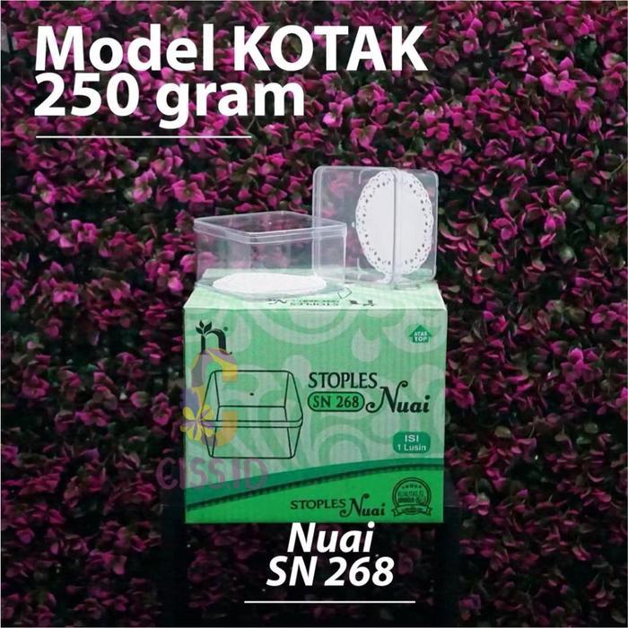Toples Kotak Dessert Box Hardtop 300gr Simfoni Toples Kue Kering SN 268 250 gram Isi 1 Dus 12 Set Ka