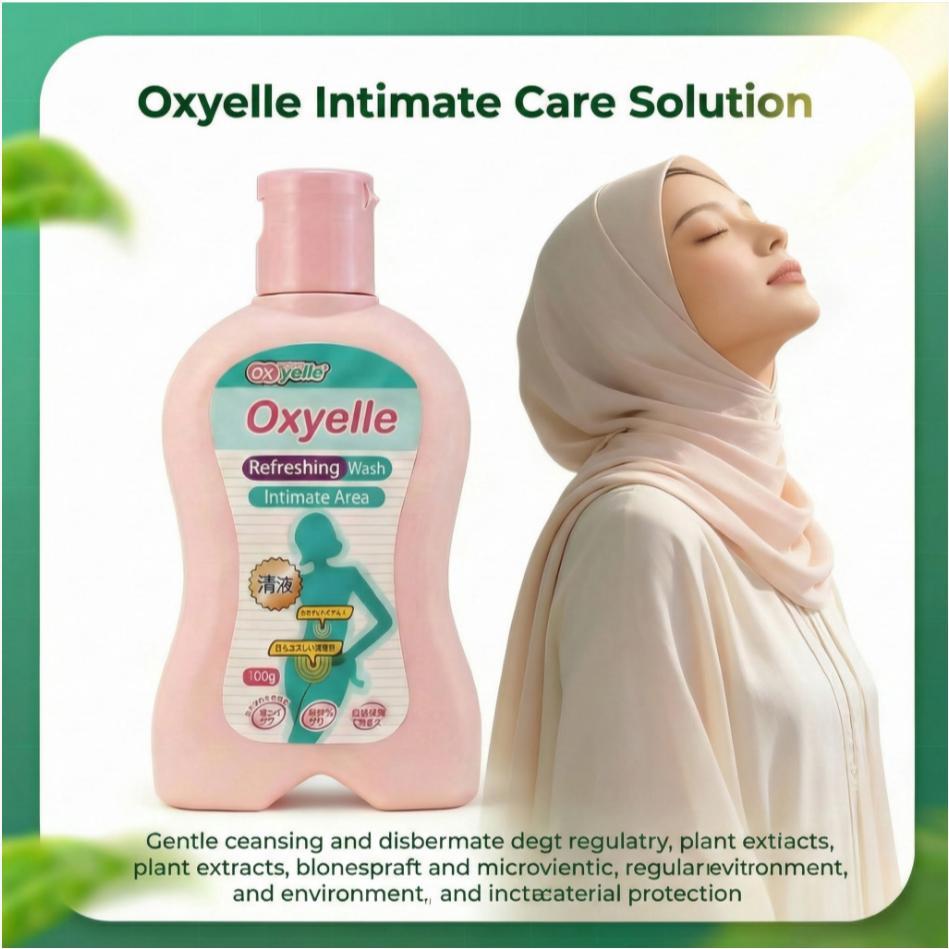 Oxyelle Cairan Perawatan Kewanitaan Lembut Membersihkan Menyegarkan dan Mengurangi Gatal