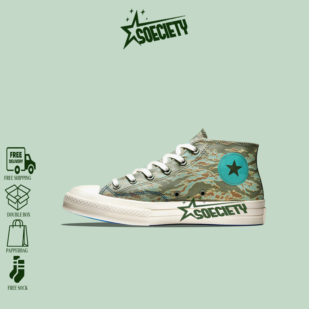 Sepatu Sneakers Converse  Chuck 70s Undefeated Mid Camo BNIB Unisex