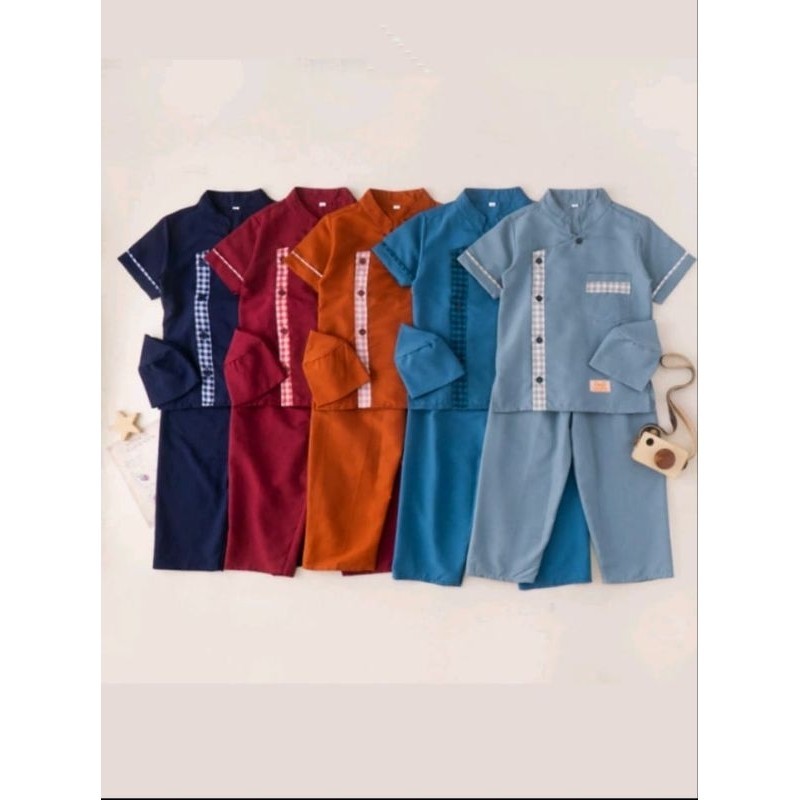 SETELAN KOKO MODEL KANCING SAMPING SERIES FARAZ