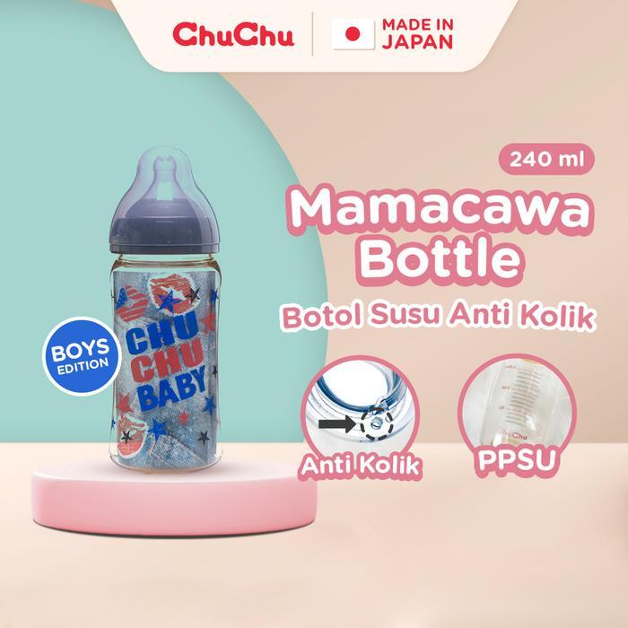 ChuChu Botol Susu Baby PPSU Mamacawa - 240ml - Boys