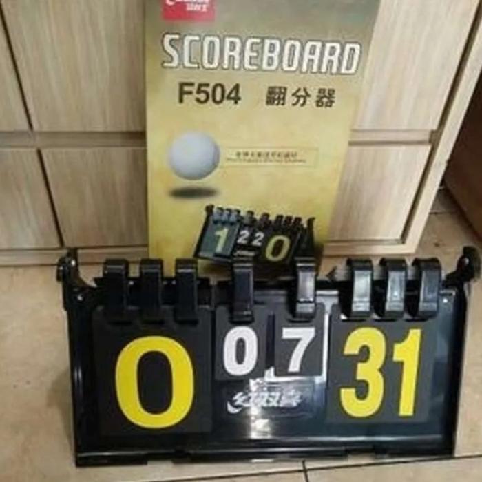 Papan Score badminton / Score board futsal, tenis, sepakbola - DHS