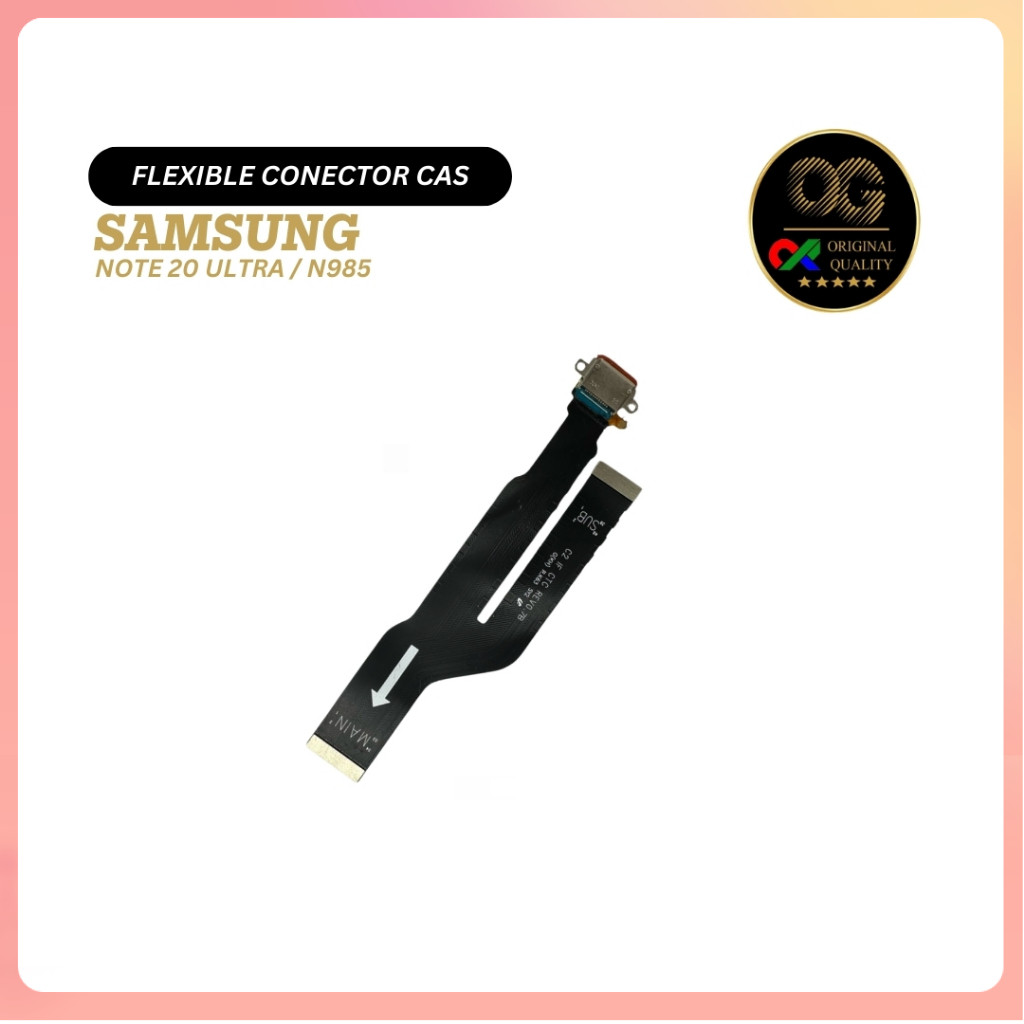 FLEXIBLE CON CAS SAMSUNG NOTE 20 ULTRA / N985 Charger Original