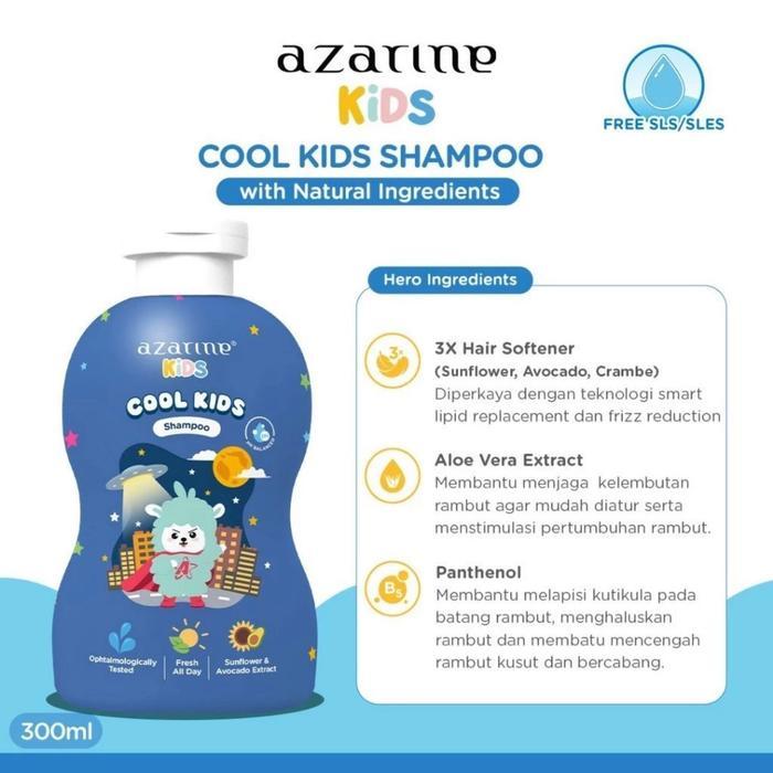 Azarine Kids Shampoo 300ml Shampoo Untuk Anak - Cool Kids
