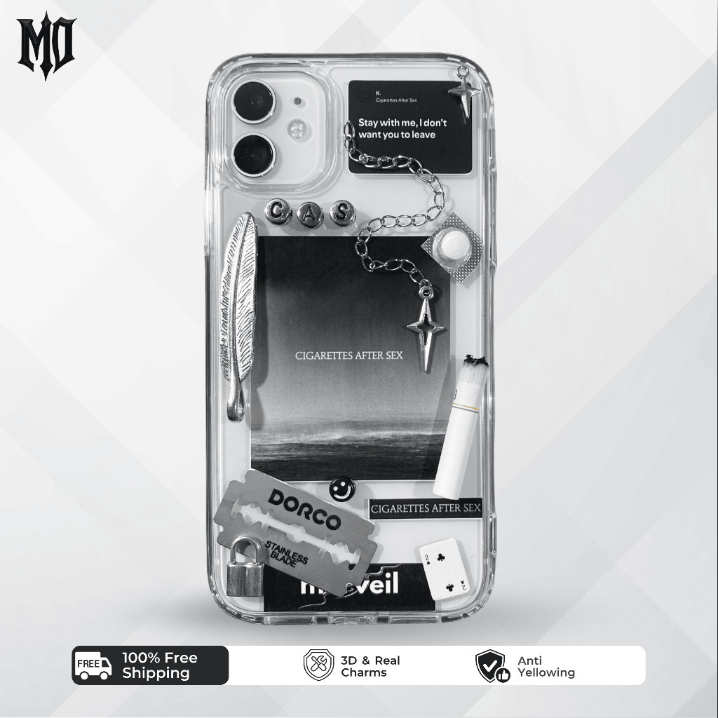 #13 Signature - M22 CAS 2 CASE HP IPHONE ANDROID casing resin unik aesthetic keren gothic y2k