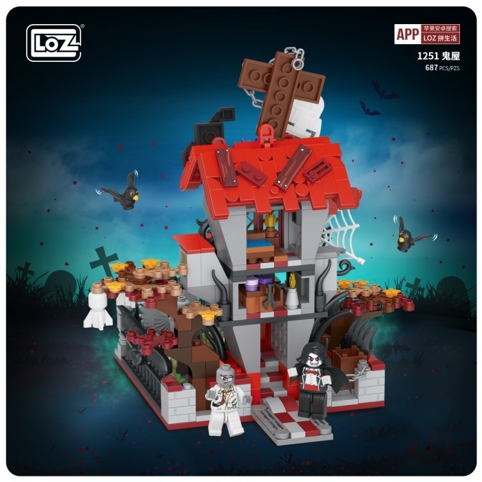 New Loz Halloween Series LOZ Mini Brick Tema Halloween - 1134
