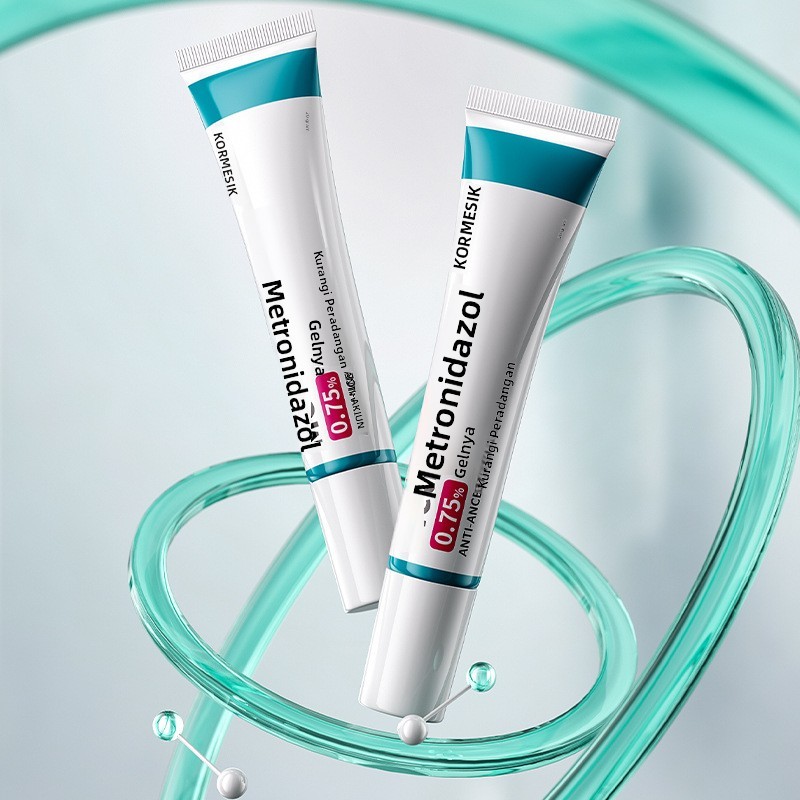 KORMESIC Metronidazole Acne Gel: Metronidazole secara efektif mengobati jerawat Tekstur gelnya mudah