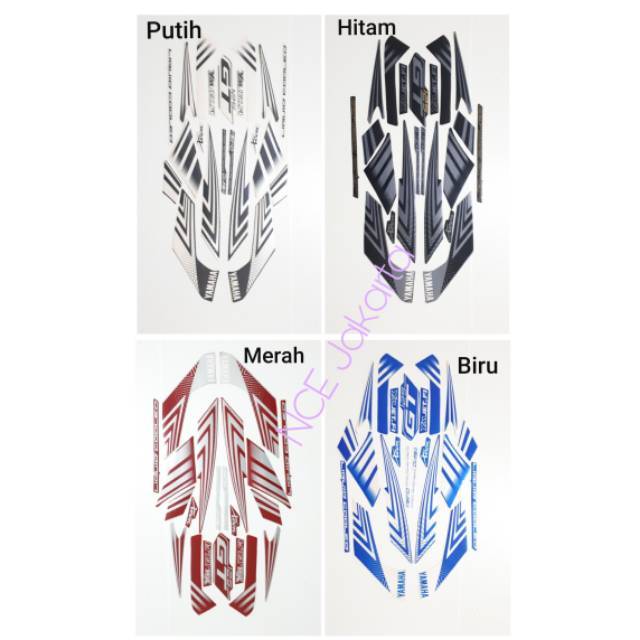 COD STIKER STRIPING XEON GT 125 2014 KUALITAS TERBAIK