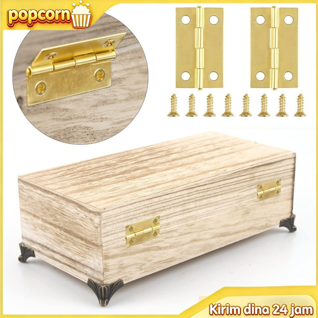 Engsel1.8/ 2.5/2.9cm per 100pcs engsel untuk kerajinan, engsel kotak kayu, engsel kotak suvenir, eng