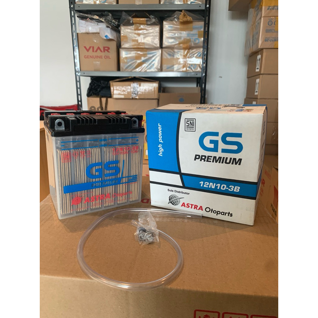 Aki / Accu 12N10-3B GS Premium 12V 10Ah