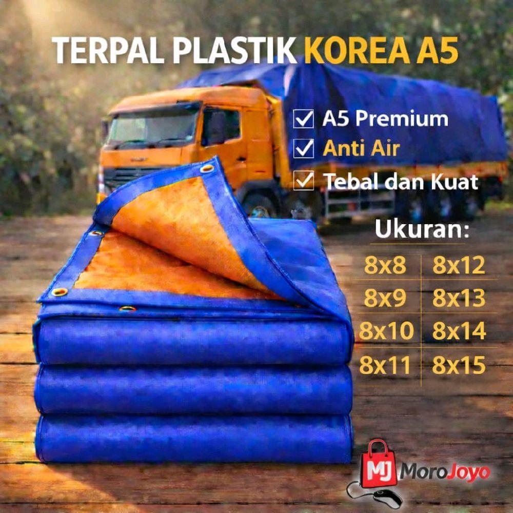 Terpal Korea A5 biru Oren 8x8 8x9 8x10 8x11 8x12 8x13 8x14 8x15 terpal tenda terpal murah Terpal pla