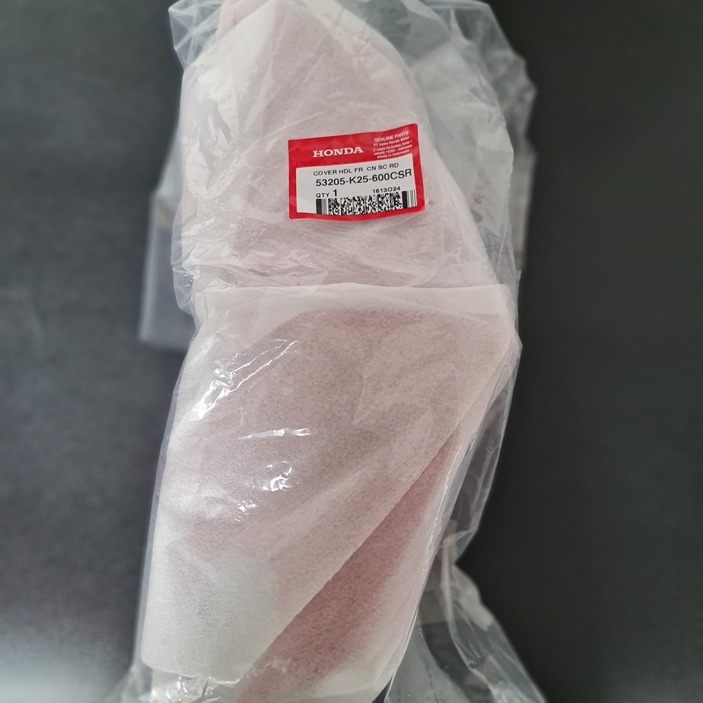 53205K25600CSR Cover Batok Kepala Depan Merah Honda BeAT Sporty eSP (K25) 53205-K25-600CSR