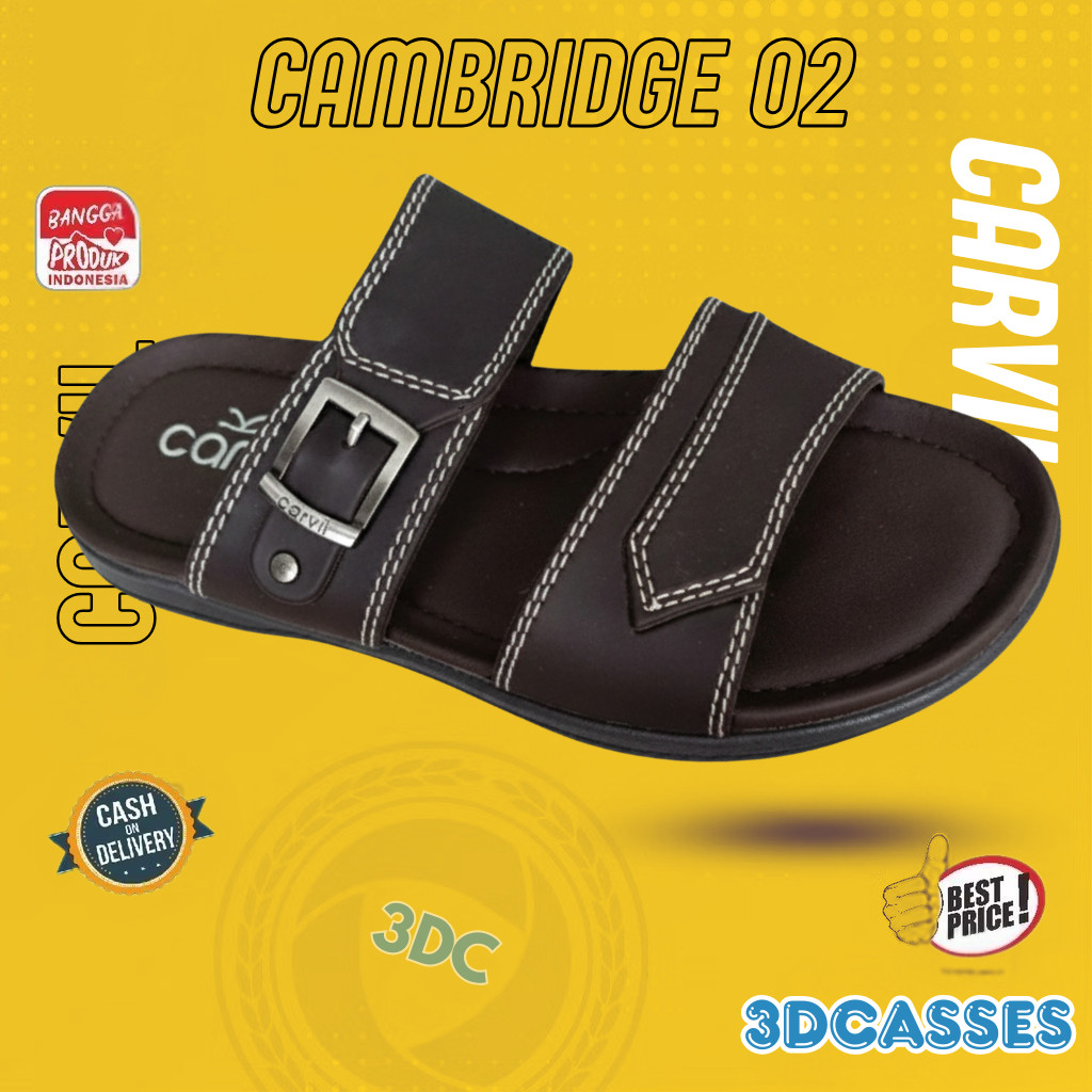 Sandal Carvil Cambridge 02 - Original Sandal Pria Trendy & Stylish by Carvil